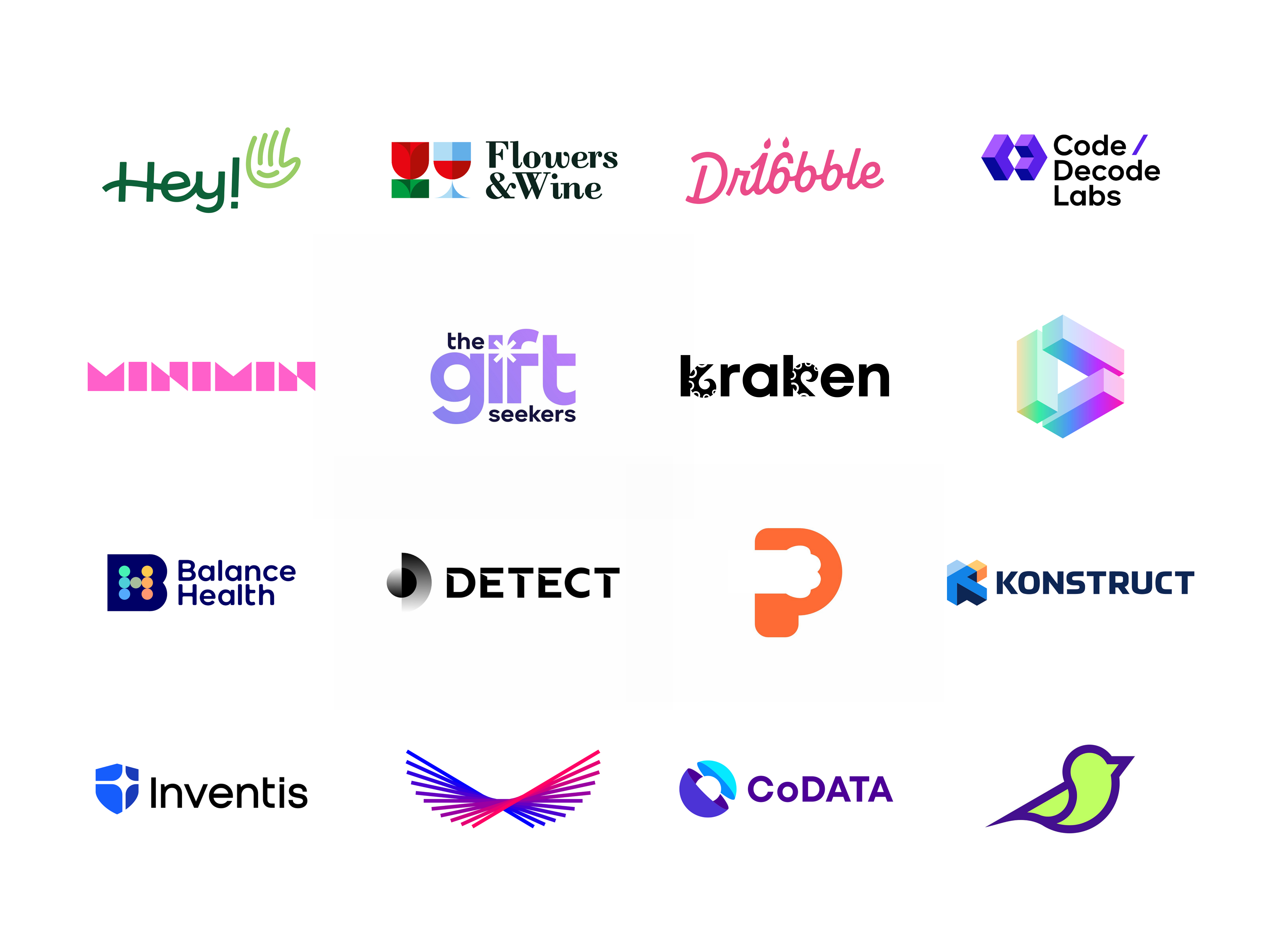 Example of My most popular logo design projects uploaded in 2025 @ dribbble