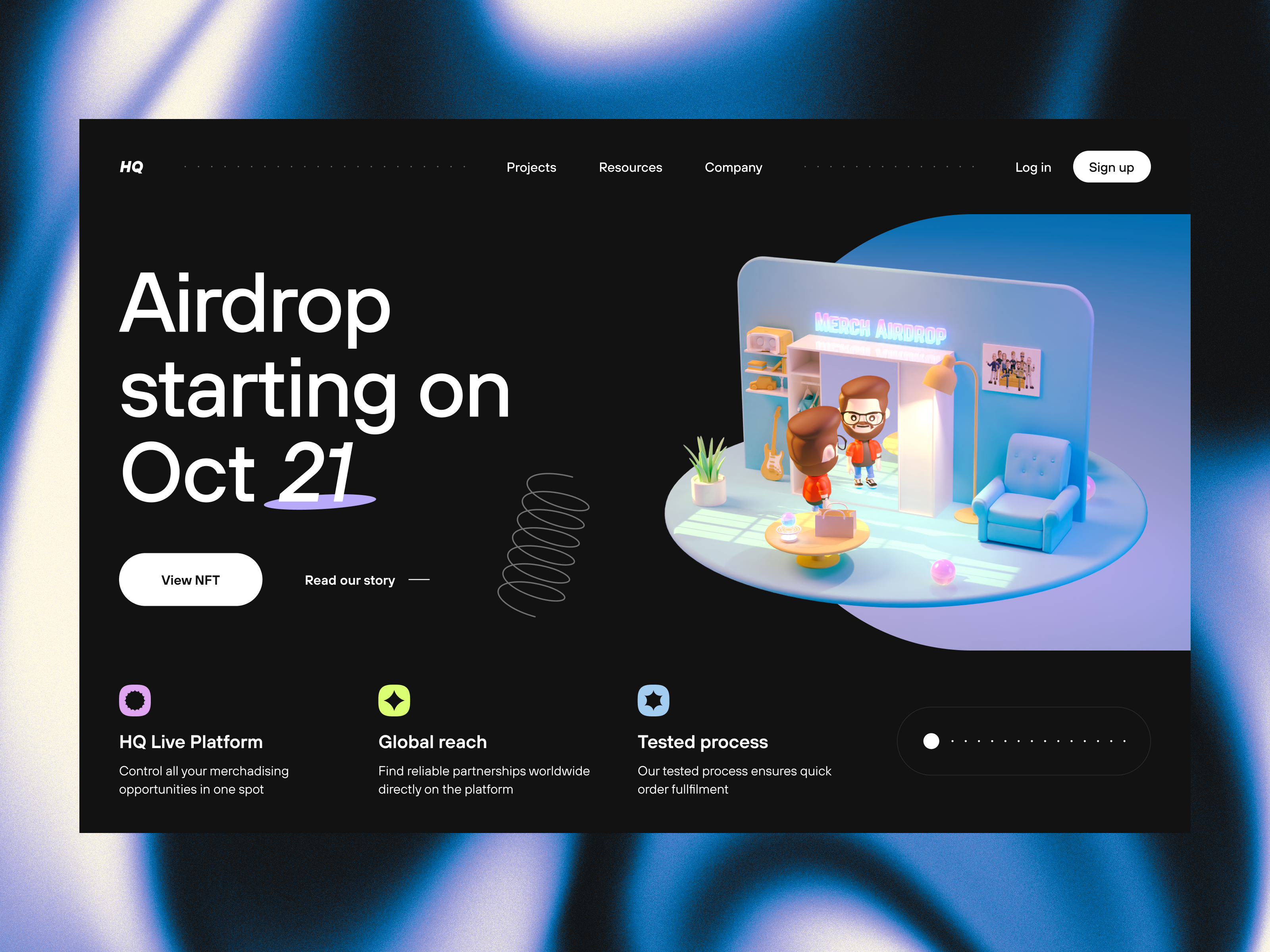 Example of HQ - Interactive Carousel