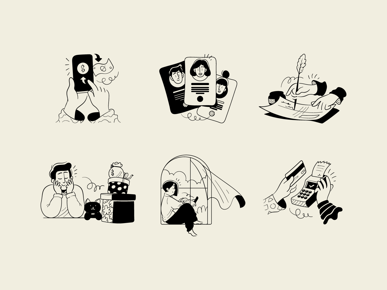 Example of Custom Vector Illustration   Hand Drawn